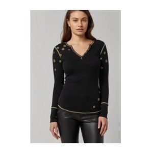 ALP N ROCK SOLEIL EMBROIDERED HENLEY